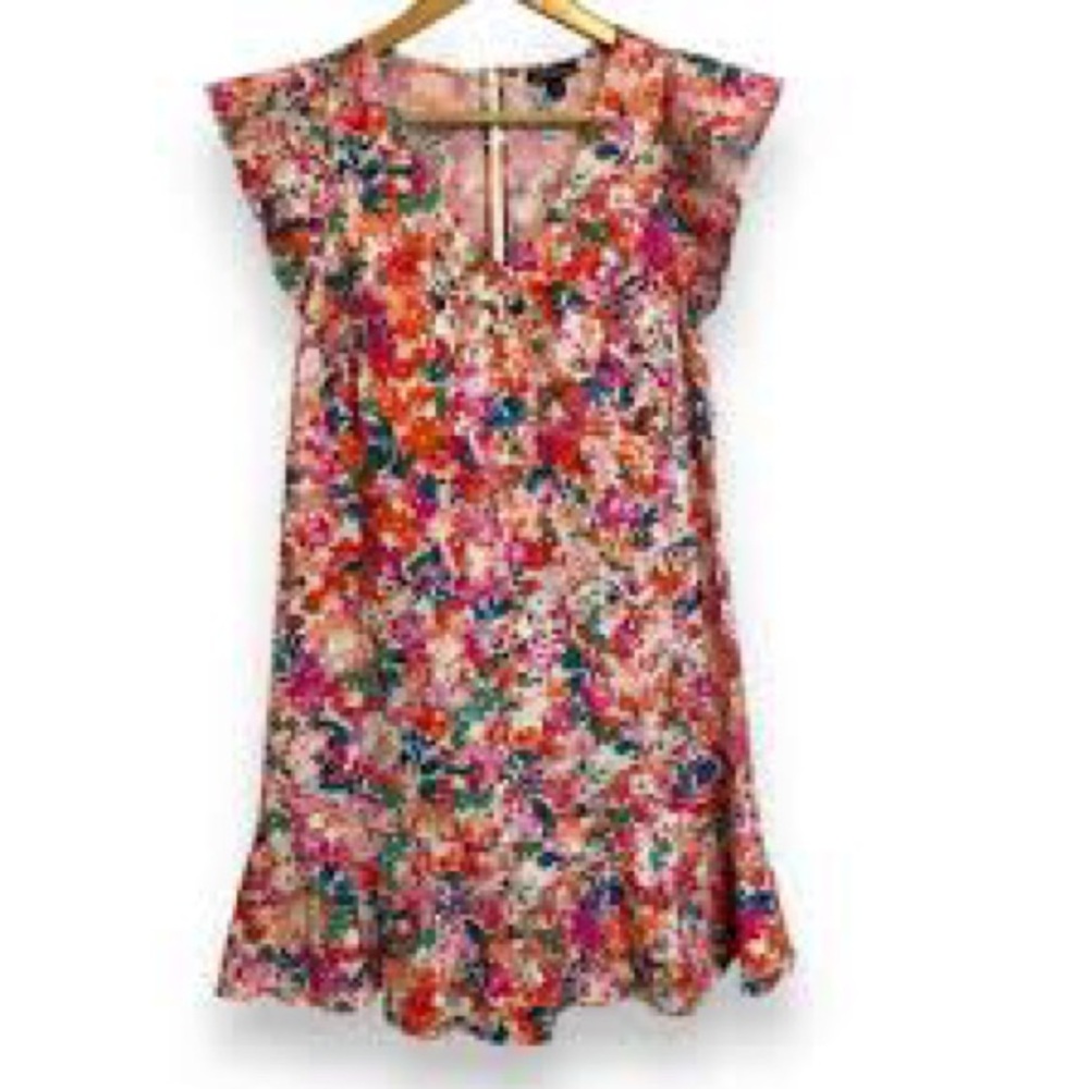 J. Crew Floral Multicolor Dress
